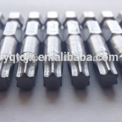 Single End Screwdriver Bits Torx Type Size T30 S2 Material