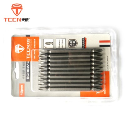 TCCN Wholesale Goods From China 100mm S2 Industrial Steel Screwdriver Bits